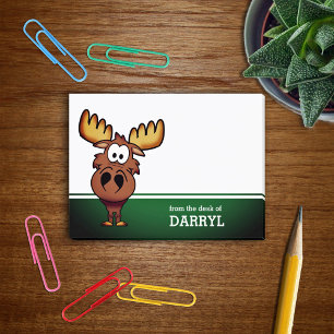 Post-it® Cute Cartoon Moose Personnalisé