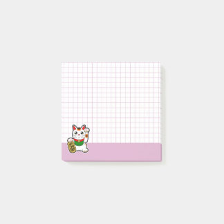 Post-it® Cute Chat Lucky