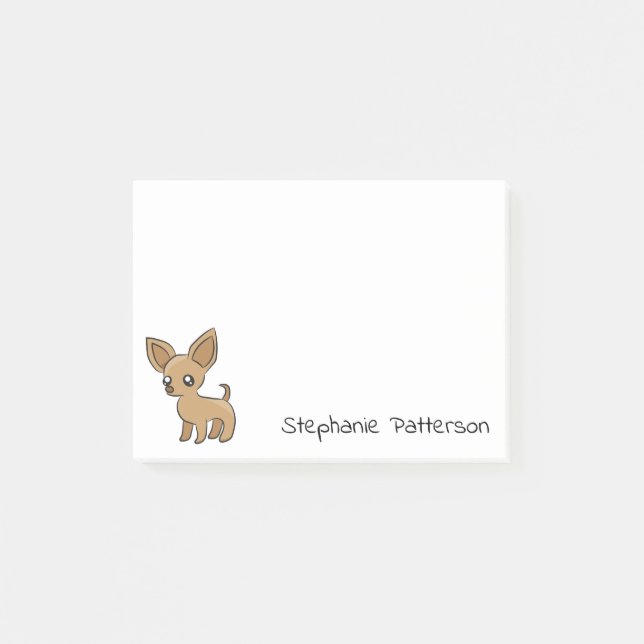Post-it® Cute Chihuahua Petit Chien Personnalisé (Devant)