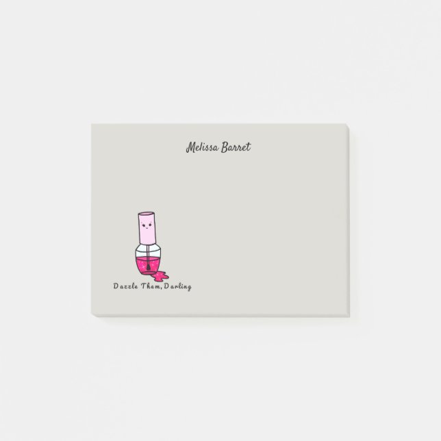 Post-it® Cute Clou Polonais Motivation Personnalisé (Devant)