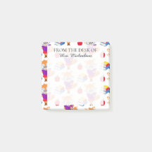 Cute Custom School Enseignant Fox