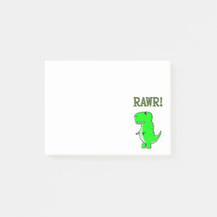 Post-it® Cute et en colère Rex RAWR