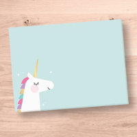 Cute et moderne Rainbow Unicorn