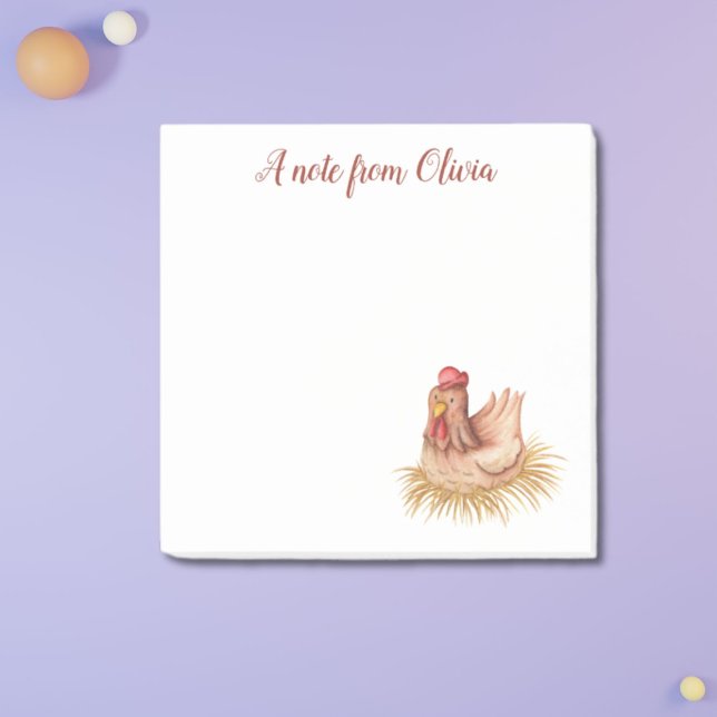 Post-it® Cute ferme de poulet (Créateur téléchargé)