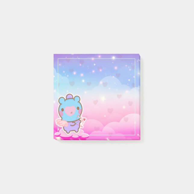 Post-it® Cute Kawaii Valentine Cupid Hobi (Devant)