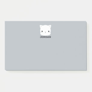 Post-it® Cute Little Cat avec nom personnalisé