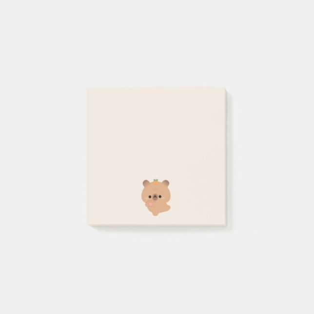 Post-it® Cute Love Capybara (Devant)