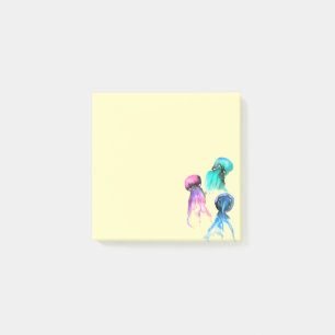 Post-it® Cute méduse trio aquarelle art