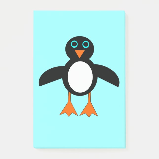 Post-it® Cute Penguin Post it note Pad (Devant)
