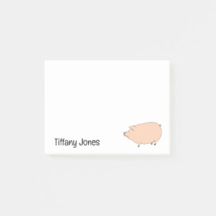 Post-it® Cute Pig Personnalisé