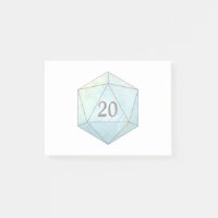 D20 dés brillants