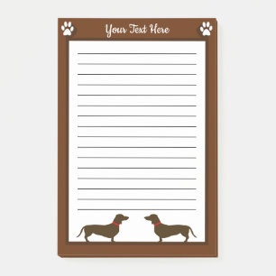 Post-it® Dachshund personnalisé - Doxie Puppy Dog