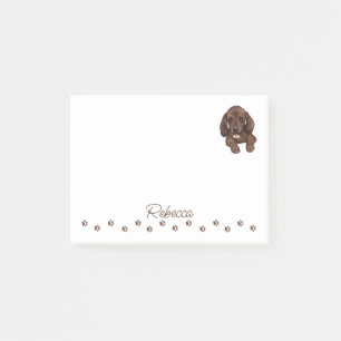 Post-it® Dachshund Sausage Chien Post-it personnalisée Note