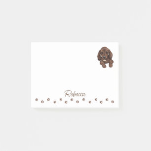 Post-it® Dachshund Sausage Chien Post-it personnalisée Note