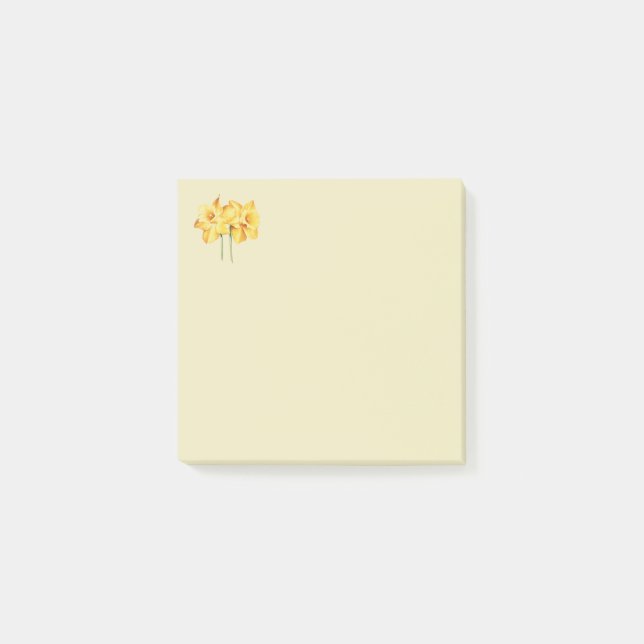 Post-it® Daffodique jaune Post il note (Devant)