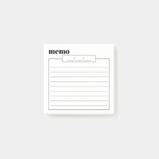 Post-it® Daily Memo Pad Sticky Notes, 3" x 3"