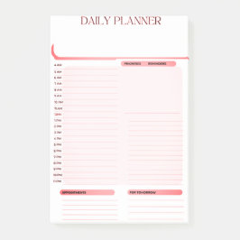 Post-it® Daily Planner Post it note Pad