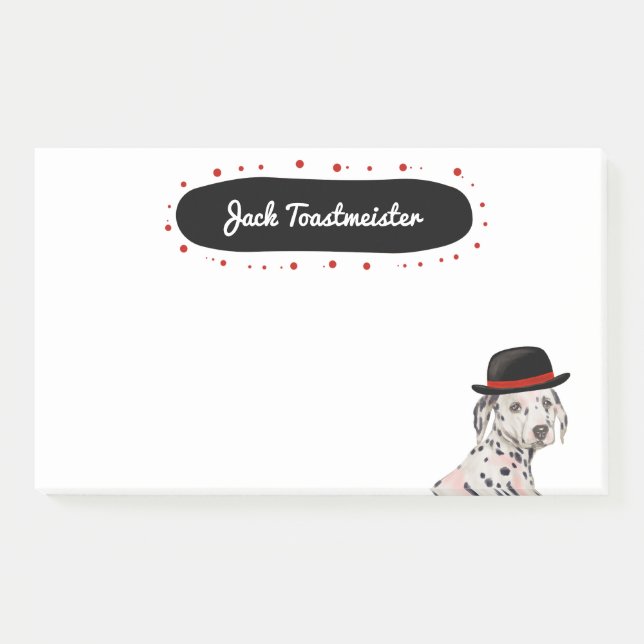 Post-it® Dalmatien avec peinture Casquette (Devant)