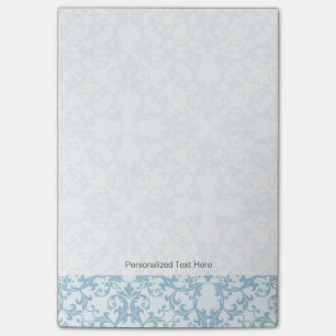 Post-it® Damassé bleu-clair