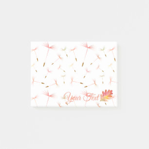 Post-it® Dandelions délicieux et feuilles d'automne