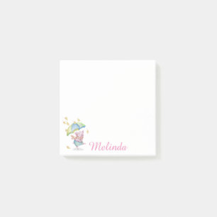 Post-it® Danse personnalisée Pomme d'automne et parapluie