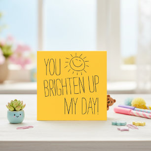 Post-It de gratitude - Vous illuminez ma journée