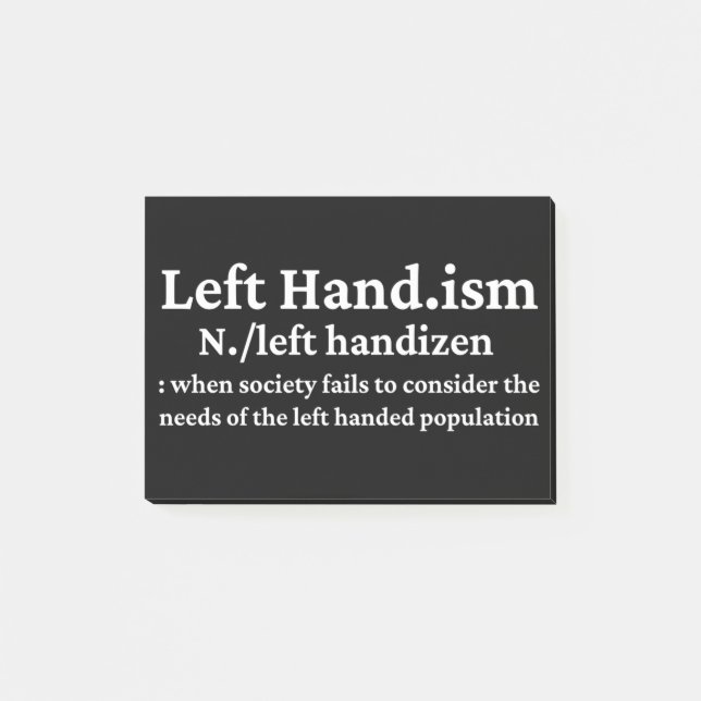 Post-it® de Left Hander (Devant)