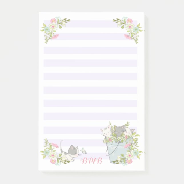 Post-it® De petits chatons dans un seau (Devant)