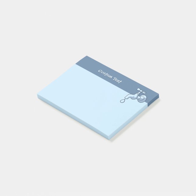 Post-it® Déclenchement du robinet (Incliné)