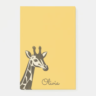 Post-it® Décor en tête de girafe de mignonne