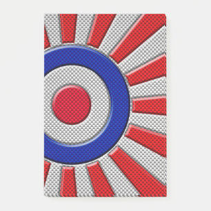 Post-it® Décor Roundel Sunburst Design en fibre de carbone
