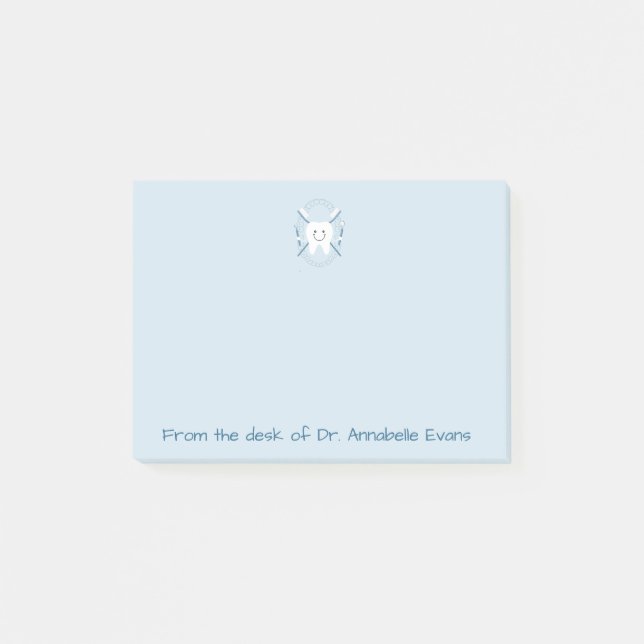 Post-it® Dent bleue (Devant)