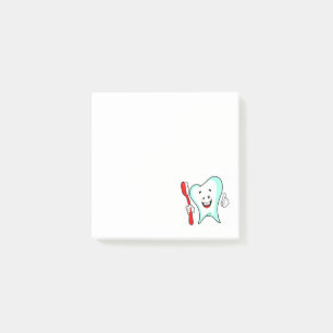 Post-it® Dental Care Happy Tooth