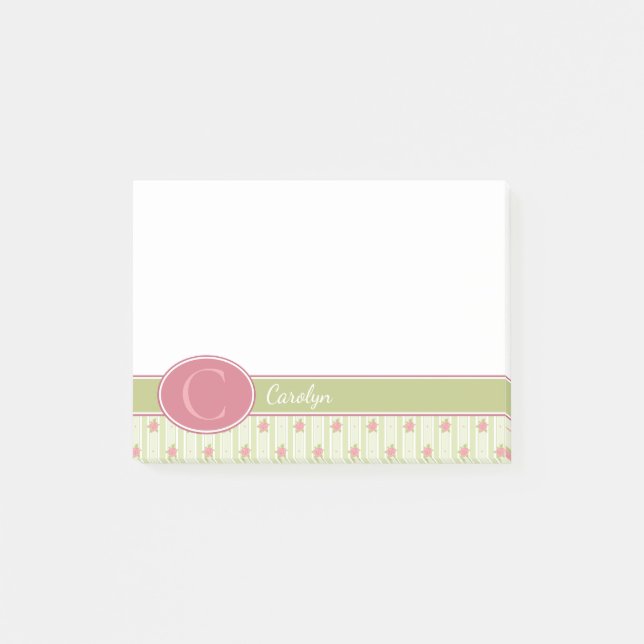 Post-it® Dentelle personnalisée et jardin anglais (Devant)