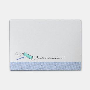 Post-it® Dentifrice et brosse à dents Rappel dentaire