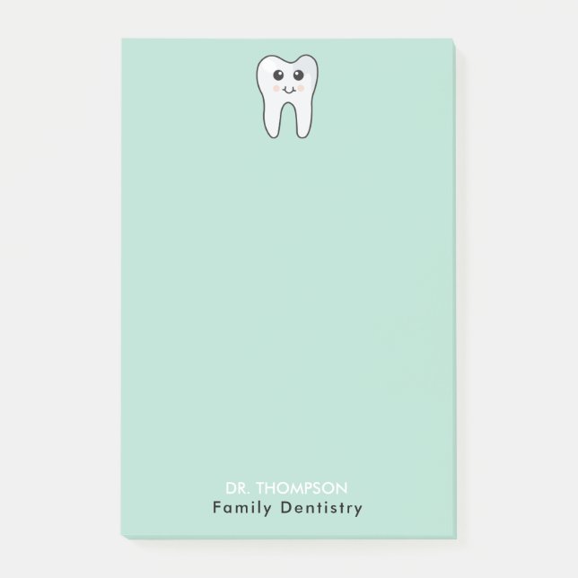 Post-it® Dentistère de la famille des dents mignonnes (Devant)