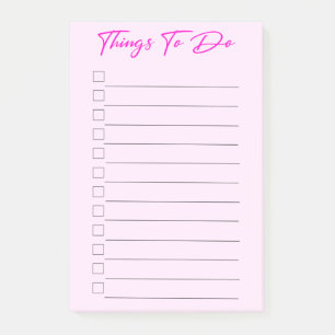 Post-it® Des Choses Roses À Faire