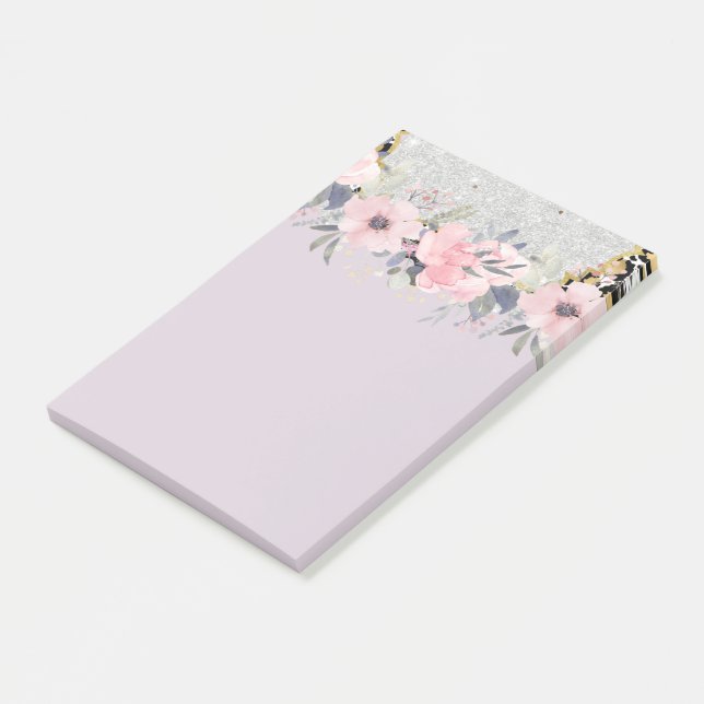 Post-it® Design Propre Jolie Fille Rose Papier à lettres fl (Incliné)