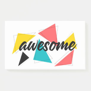 Post-it® Design urbain moderne, gai et tendance de "Awesome