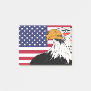 Post-it® Dessin américain d'un aigle