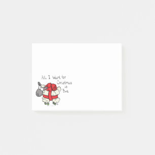 Post-it® Dessin Animé Moutons de Noël pour Enfants