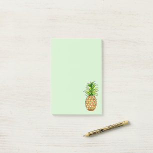 Post-it® dessin d'ananas aquarelle