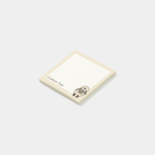 Post-it® Dessin en mouton beige