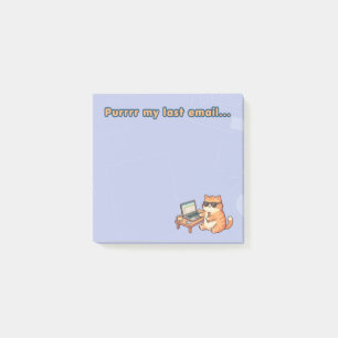 Post-It d'humour de bureau Selon mon dernier cou