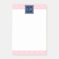 Diamants roses Motif et monogramme