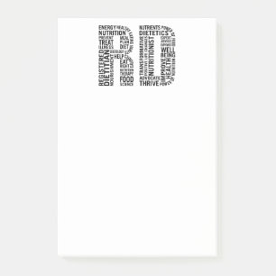Post-it® Diététicien enregistré RD