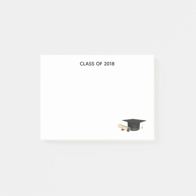 Post-it® Diplôme de fin d'études et Diplôme de 20XX (Devant)