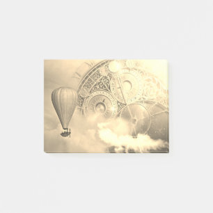 Post-it® Dirigeable de Steampunk