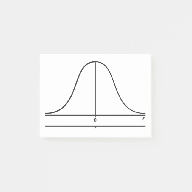 Post-it® Distribution normale avec ligne X/M (M) (Devant)