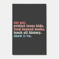 Dites Gay Protégez les enfants trans Lisez les liv